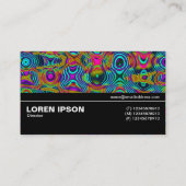 Halbweg V3 09 - Fraktal Abstrakt 19111a Visitenkarte (Rückseite)