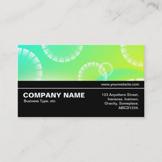 Halbweg V3 - Abstrakt 01 Visitenkarte (Vorderseite)