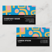 Halbweg V3 - Abstrakt 170914 Visitenkarte (Vorne/Hinten)