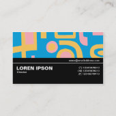 Halbweg V3 - Abstrakt 170914 Visitenkarte (Rückseite)