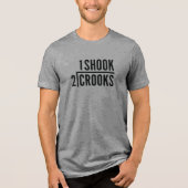 Halbwegs Gauner Tri-Blend Shirt (Vorderseite)