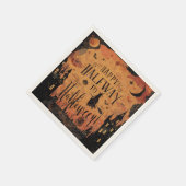Halbwegs Halloween-Partybedarf Serviette (Ecke)