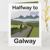 Halbwegs nach Galway Road Trip  Karte (Gelbe Blume)