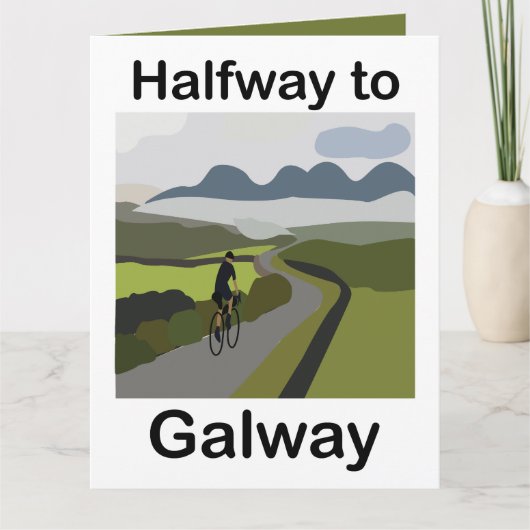 Halbwegs nach Galway Road Trip  Karte (Vorderseite)