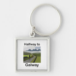 Halbwegs nach Galway Roadtrip Reise Schlüsselanhänger