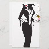 Halbweinwölfe Briefpapier (Vorne/Hinten)