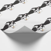 Halbweinwölfe Geschenkpapier (Ecke)