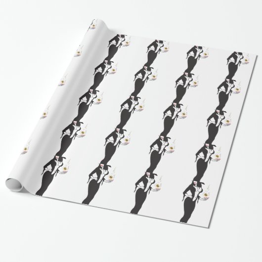 Halbweinwölfe Geschenkpapier (Ungerollt)