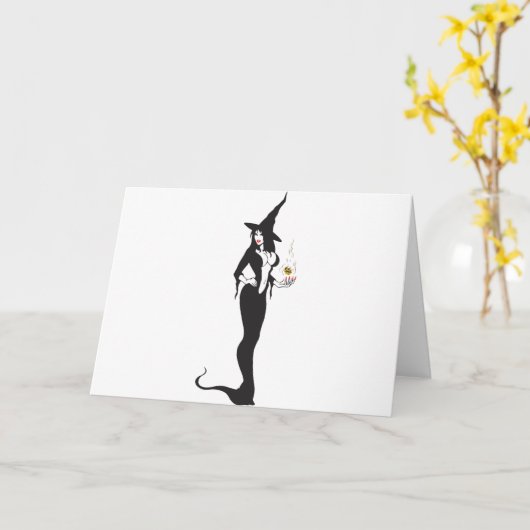 Halbweinwölfe Karte (Gelbe Blume)