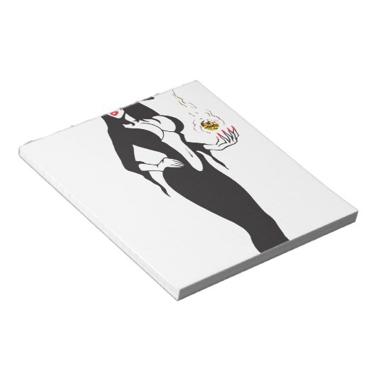 Halbweinwölfe Notizblock (angewinkelt)