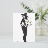 Halbweinwölfe Postkarte (Stehend Vorderseite)