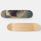 Halbweißer Bison Skateboard (Horizontal)