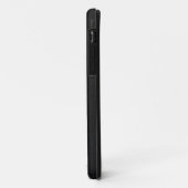 Halbweißer Halbschwarzer Bademantel Case-Mate iPhone Hülle (Hinten/Links)