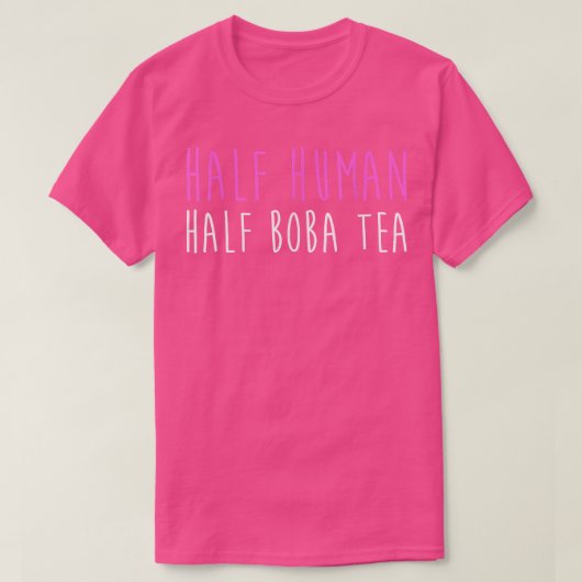 Halbwerter Boba-Teeblättertee T-Shirt (Design vorne)