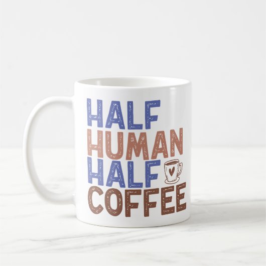 Halbwertscoffee Kaffeetasse (Links)