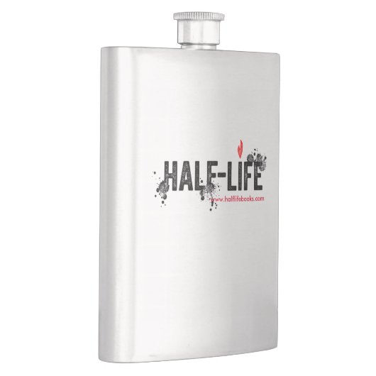 Halbwertzeit-Flasche Flachmann (Rechts)