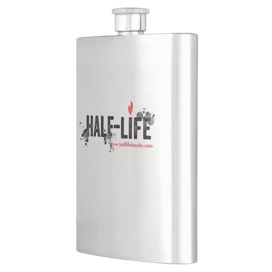 Halbwertzeit-Flasche Flachmann (Links)