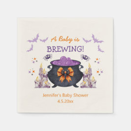 halbwüchsige Babybrauendusche niedlich Serviette