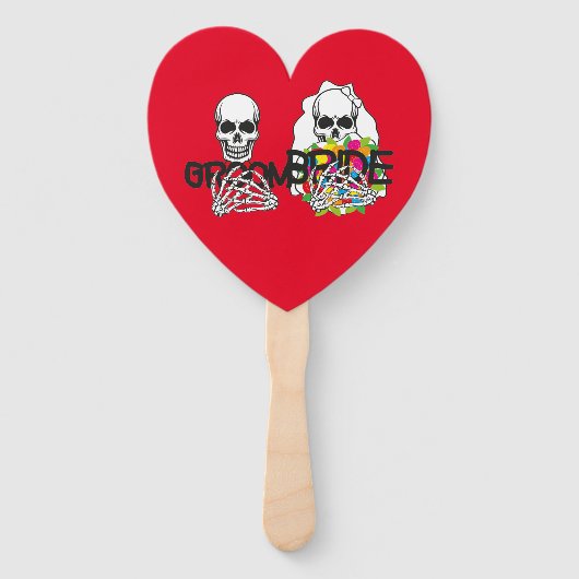 Halbwüchsiger Schädelhandfächer Fächer (Vorderseite)