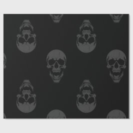 Halbwunder untoter Vampirschädel beängstigendes Mo Geschenkpapier