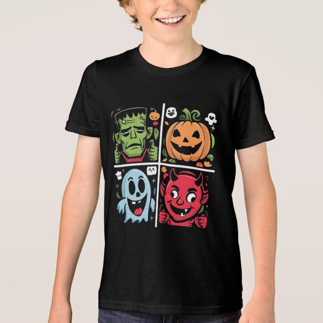 Halbzeichen Tri-Blend Shirt (Vorderseite)