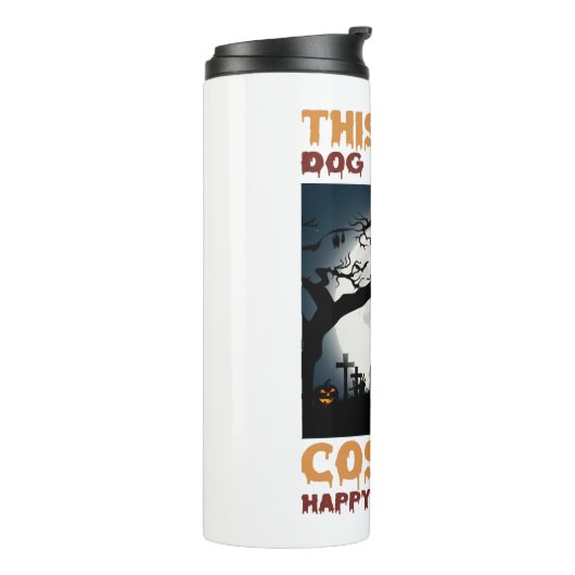 Halbzeigenvektor Thermosbecher (Nach links gedreht)