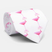 Halbzeitentwürfe Pinktini Krawatte (Gerollt)