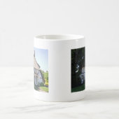 Halbzeitgedrossene Hütte Kaffeetasse (Mittel)