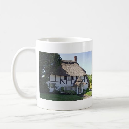 Halbzeitgedrossene Hütte Kaffeetasse (Links)