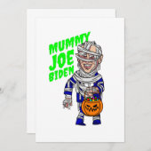 Halbzeitvorsitzender jojobiden mummy einladung (Vorne/Hinten)