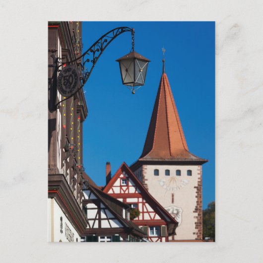 Halbzeitwohnungen in der Stadt Postkarte (Vorderseite)