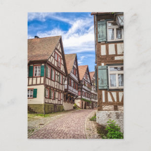 Halbzeitwohnungen in Schiltach, Deutschland, Foto Postkarte
