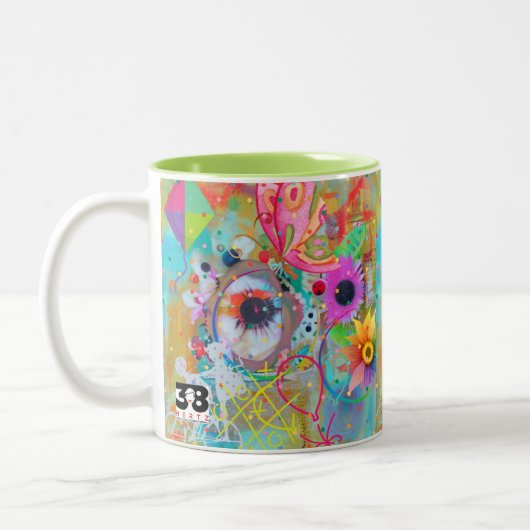 Halcyon Days Collection Zweifarbige Tasse (Links)