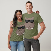 Halcyon Hippo Graphic T-Shirt (Müdigkeit) (Unisex)