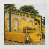 Haldi-Dekoration  Programm (Rückseite)