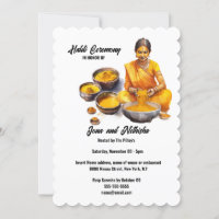 Haldi Zeremonie türkische indische Tradition Hochz