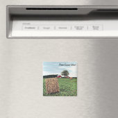 Hale Bales Square Magnet (In Situ (Geschirrspüler))