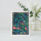 Hale Bop Quilt von Heather Lair Designs Postkarte (Stehend Vorderseite)