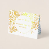 Hale Dusty Blue Religious Christlich Beileid Folienkarte (Vorderseite)