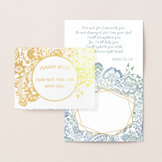 Hale Dusty Blue Religious Christlich Beileid Folienkarte (Anzeige)