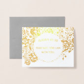 Hale Dusty Blue Religious Christlich Beileid Folienkarte (Vorderseite mit Umschlag)