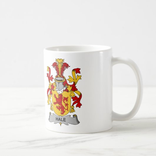 Hale Familienwappen Kaffeetasse (Rechts)
