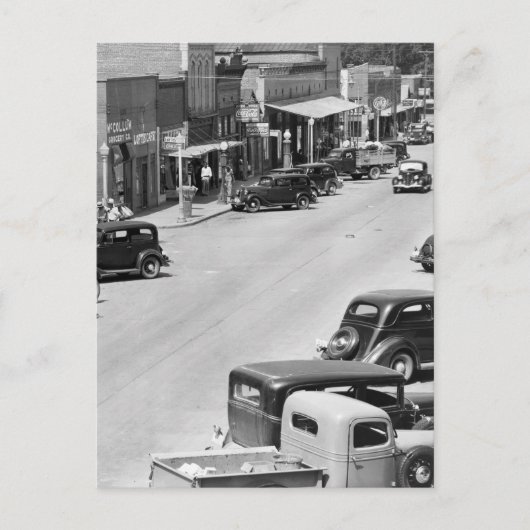 Hale Landkreis, Alabama, 30er Postkarte (Vorderseite)