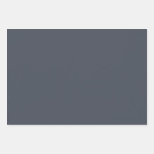 Hale Navy Solid Color Geschenkpapier Set (Vorderseite 2)