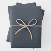 Hale Navy Solid Color Geschenkpapier Set (Beispiel)