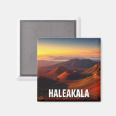 Haleakala Crater Maui Hawaii Travel Magnet (Vorderseite/Rückseite)