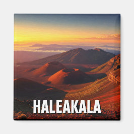 Haleakala Crater Maui Hawaii Travel Magnet
