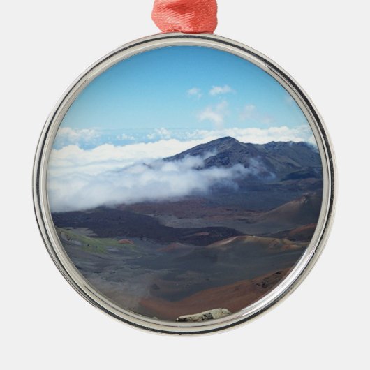 Haleakala, Hawaii Silbernes Ornament (Vorne)