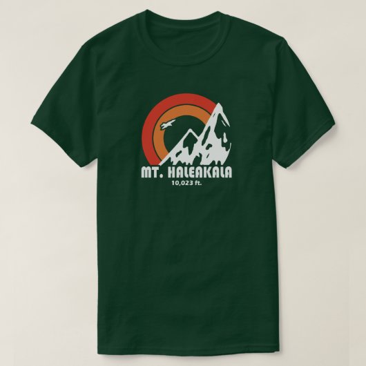 Haleakala Hawaii Sun Eagle T-Shirt (Design vorne)