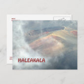 "HALEAKALA IN DEN KLOUEN" POSTKARTE (Vorne/Hinten)
